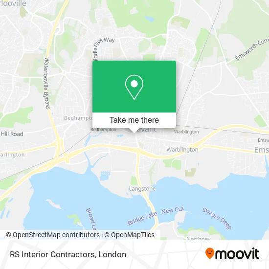 RS Interior Contractors map