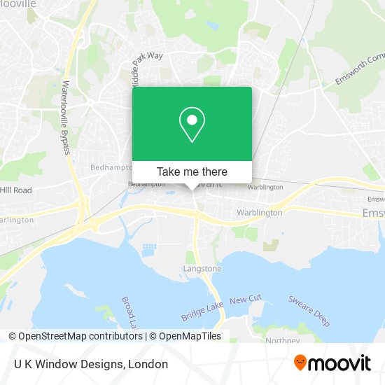 U K Window Designs map