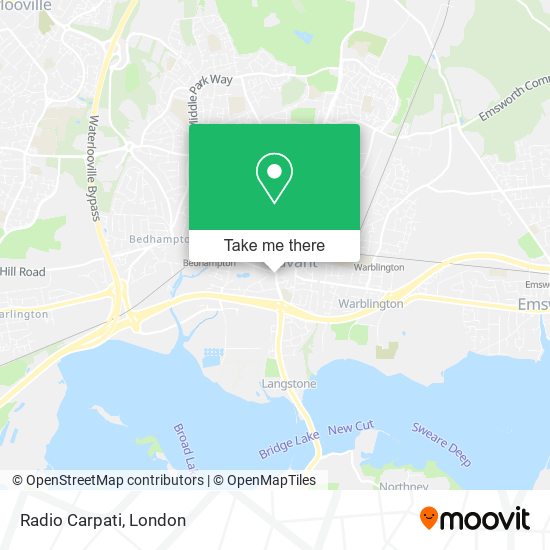 Radio Carpati map