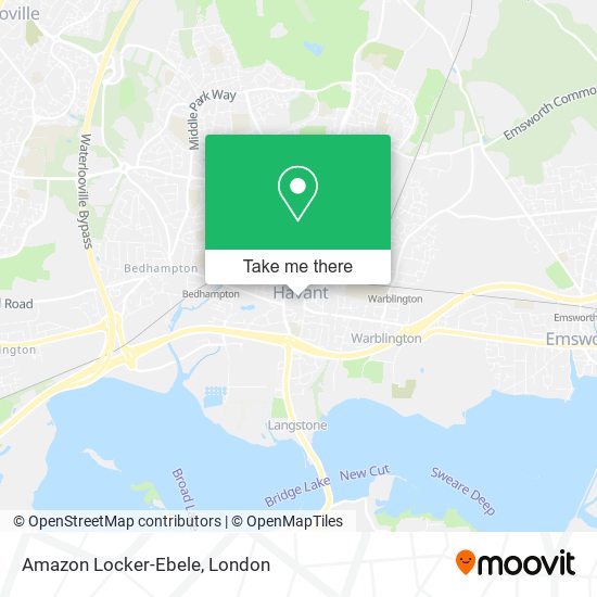 Amazon Locker-Ebele map