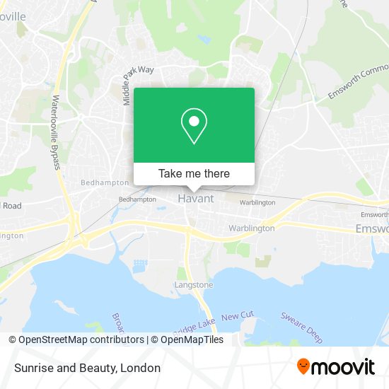 Sunrise and Beauty map