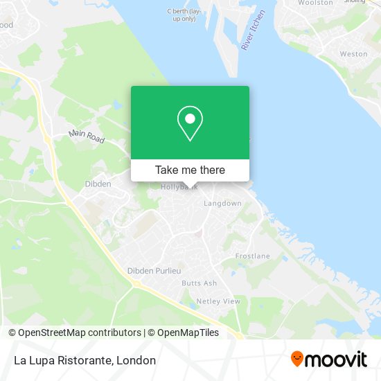 La Lupa Ristorante map