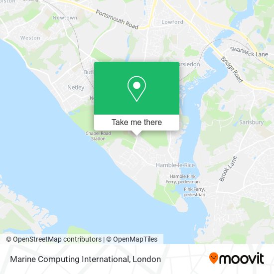 Marine Computing International map
