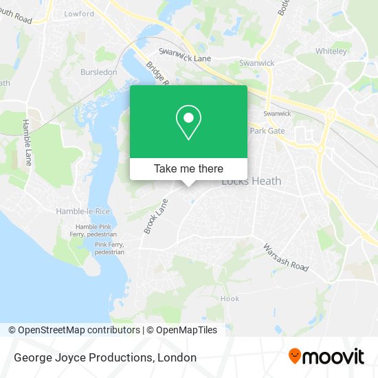 George Joyce Productions map