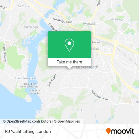 RJ Yacht Lifting map