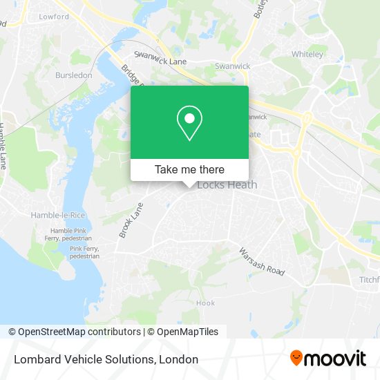 Lombard Vehicle Solutions map