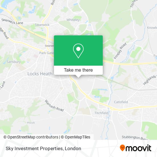 Sky Investment Properties map