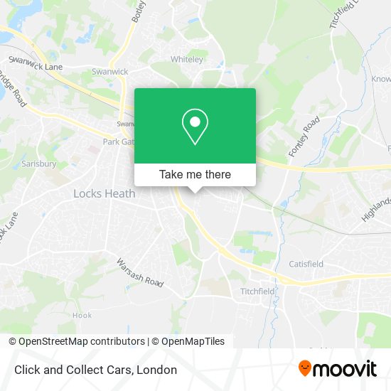 Click and Collect Cars map