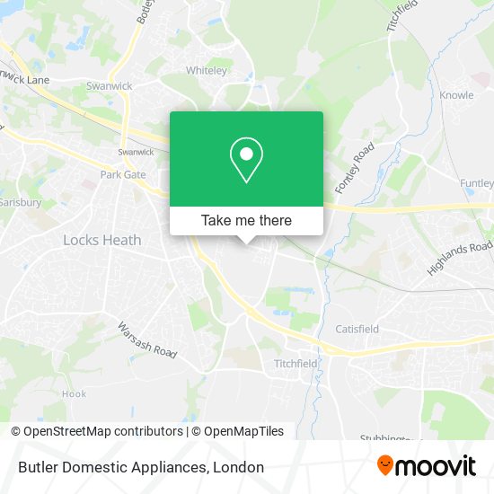Butler Domestic Appliances map