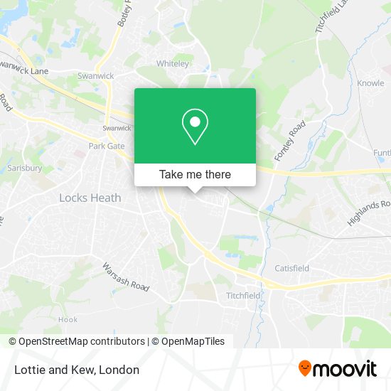 Lottie and Kew map
