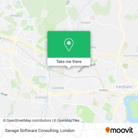Savage Software Consulting map