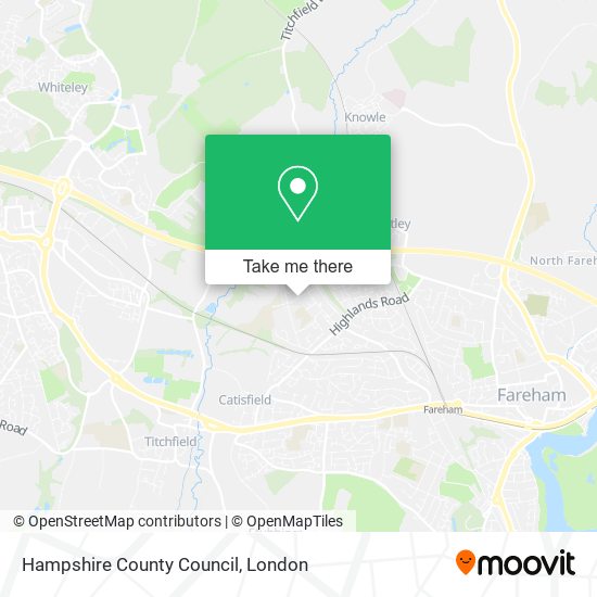 Hampshire County Council map