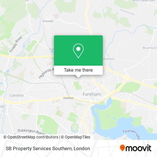 SB Property Services Southern map
