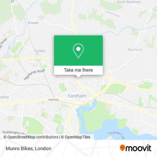 Munro Bikes map