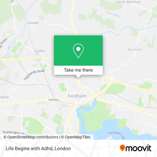 Life Begins with Adhd map