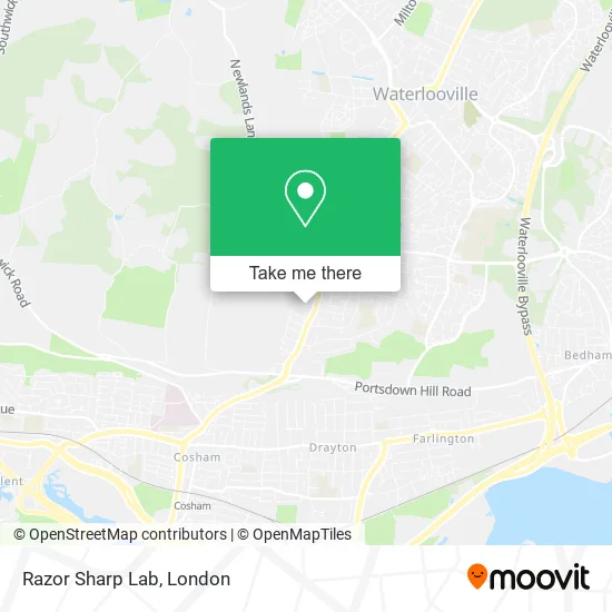 Razor Sharp Lab map
