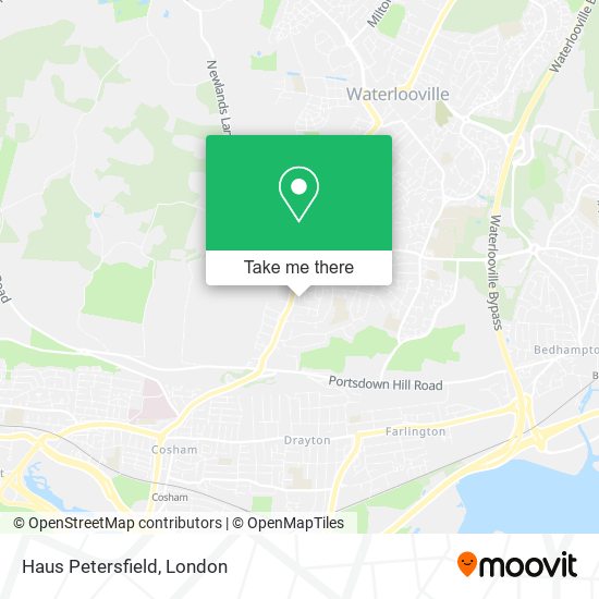 Haus Petersfield map