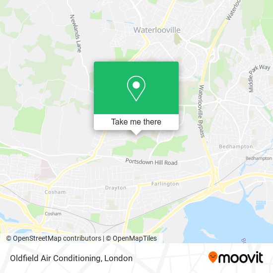 Oldfield Air Conditioning map