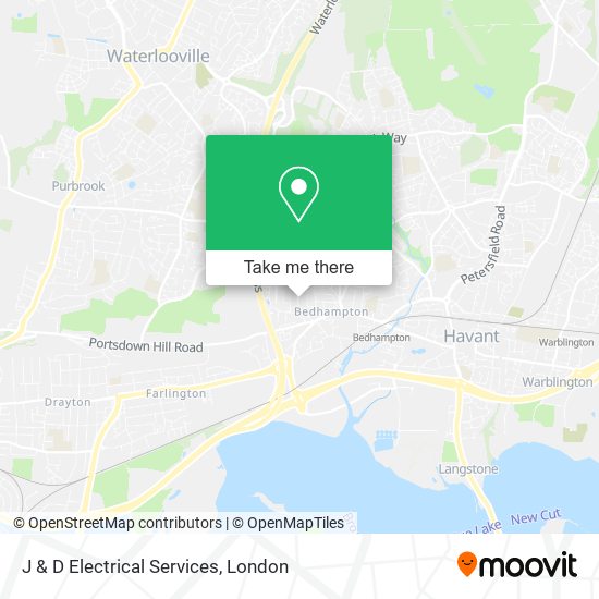 J & D Electrical Services map
