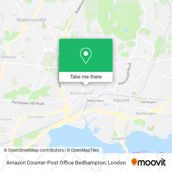 Amazon Counter-Post Office Bedhampton map