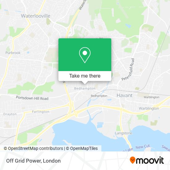 Off Grid Power map
