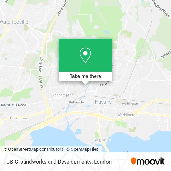 GB Groundworks and Developments map