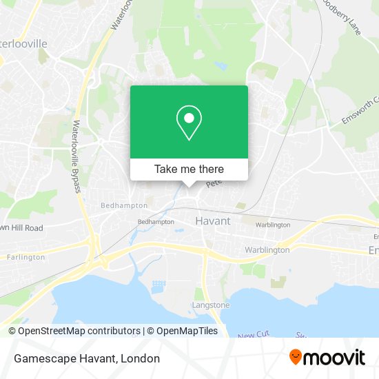 Gamescape Havant map