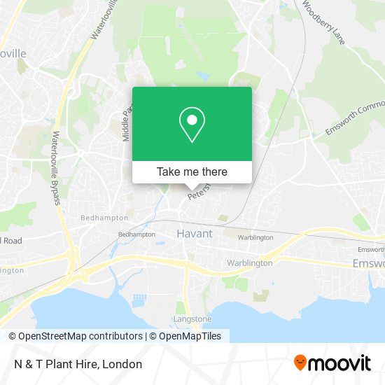 N & T Plant Hire map