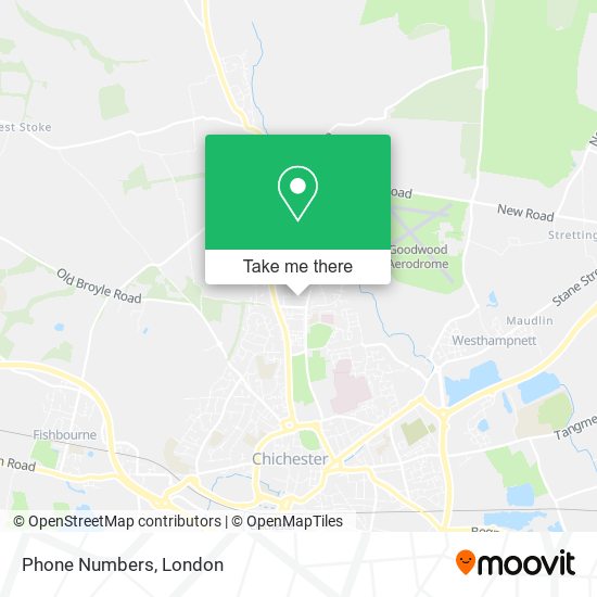 Phone Numbers map