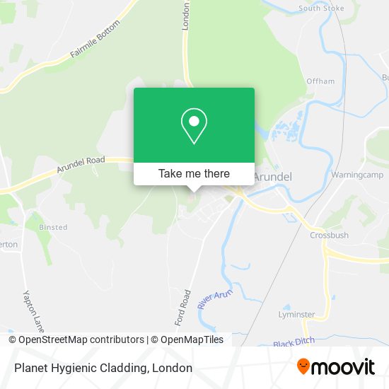 Planet Hygienic Cladding map