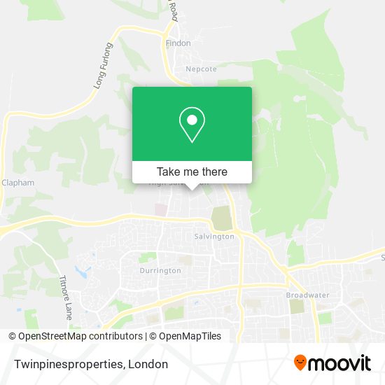 Twinpinesproperties map
