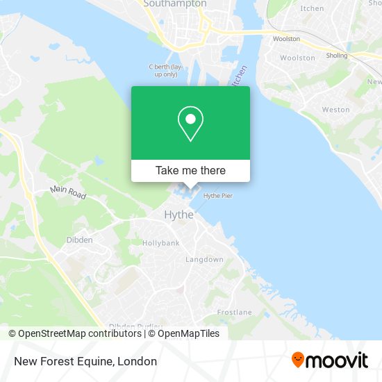 New Forest Equine map