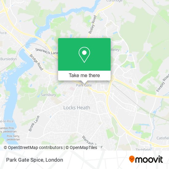 Park Gate Spice map