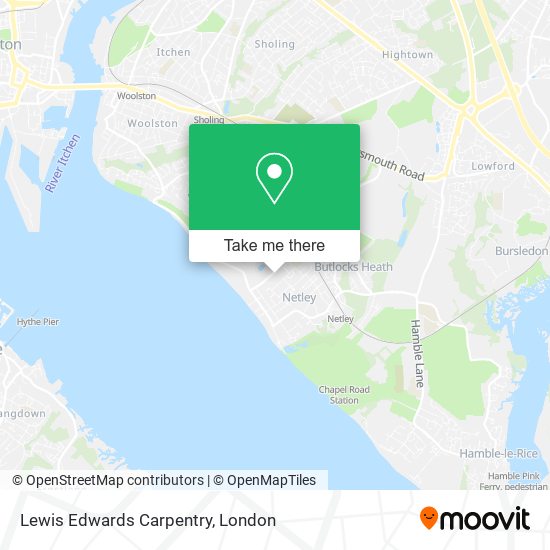 Lewis Edwards Carpentry map