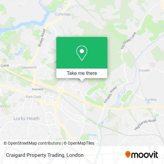Craigard Property Trading map