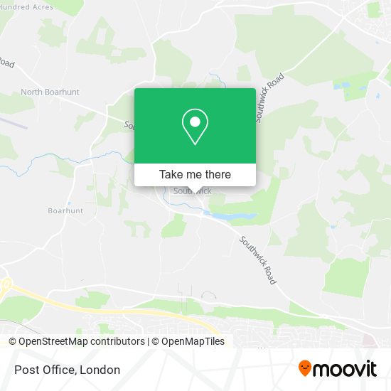 Post Office map