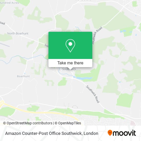 Amazon Counter-Post Office Southwick map