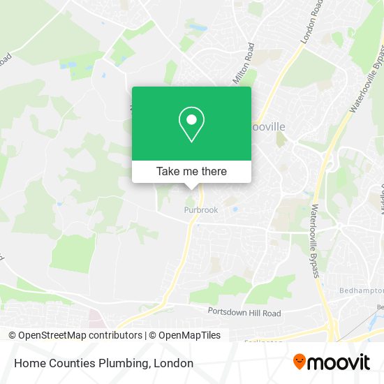 Home Counties Plumbing map