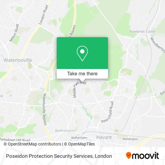 Poseidon Protection Security Services map