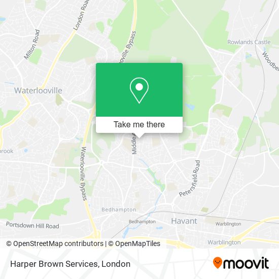 Harper Brown Services map