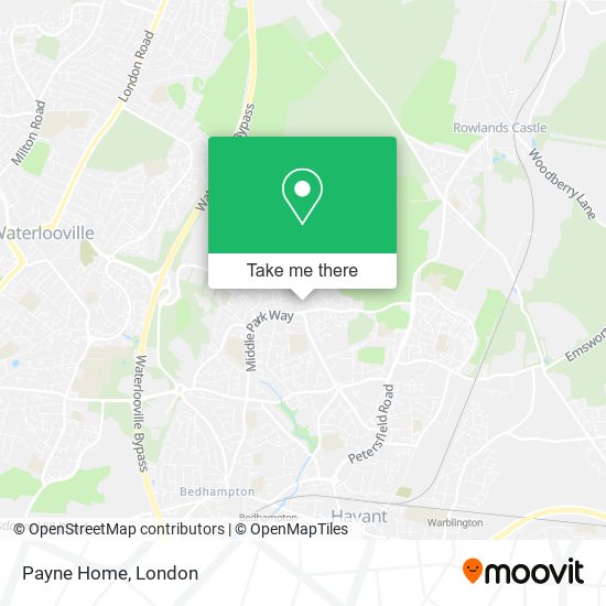 Payne Home map