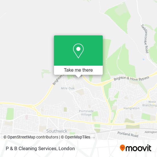 P & B Cleaning Services map