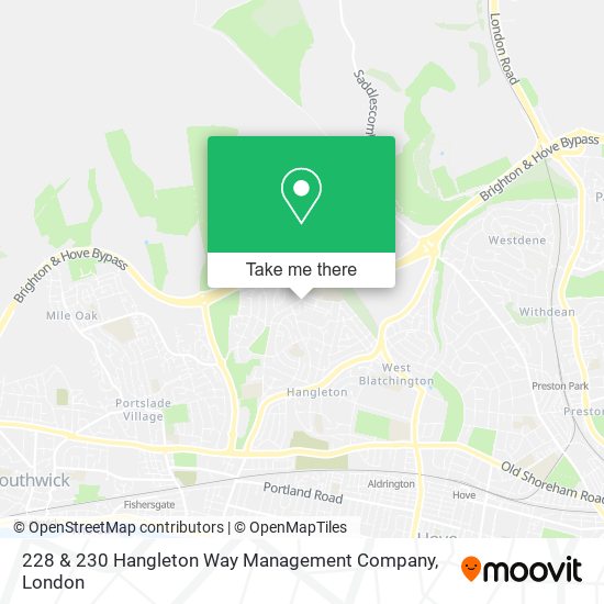 228 & 230 Hangleton Way Management Company map