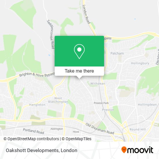 Oakshott Developments map
