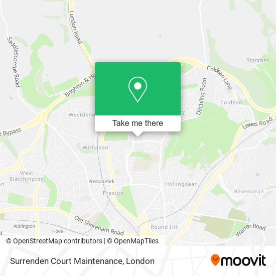 Surrenden Court Maintenance map