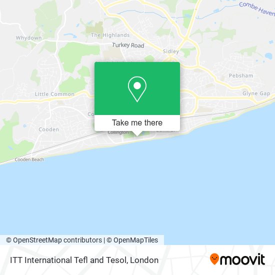ITT International Tefl and Tesol map
