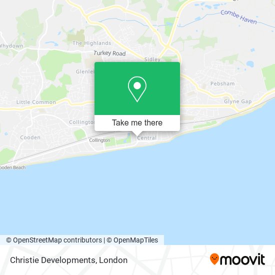 Christie Developments map