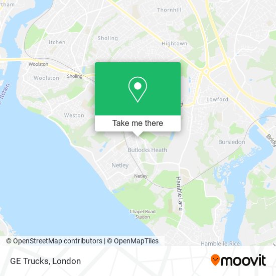 GE Trucks map