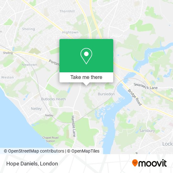 Hope Daniels map