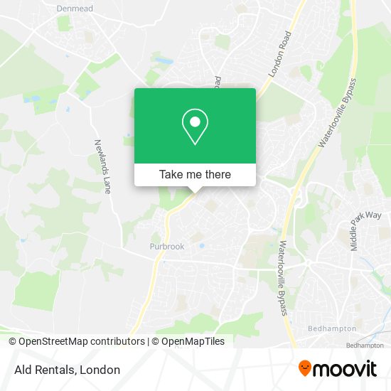 Ald Rentals map